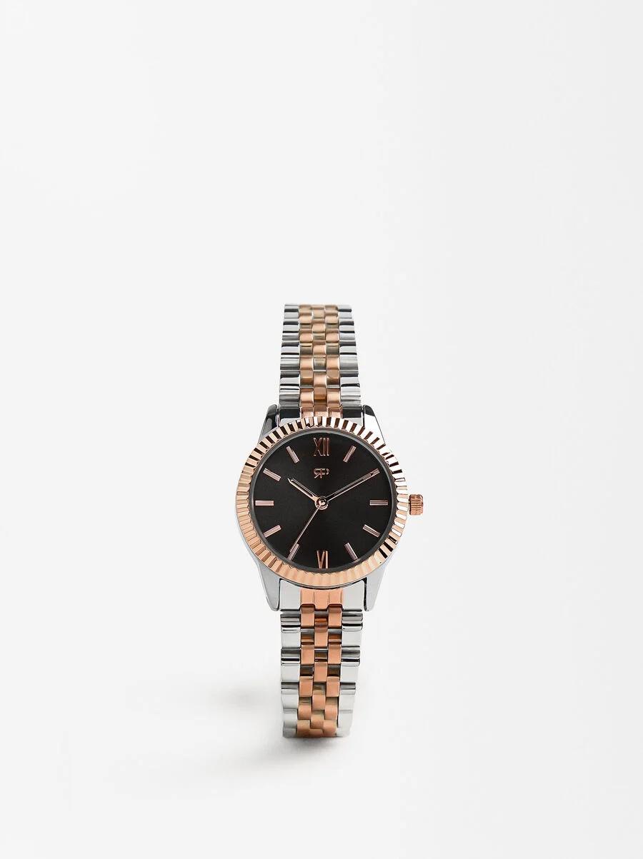 Parfois Watch With Two-Toned Steel Strap