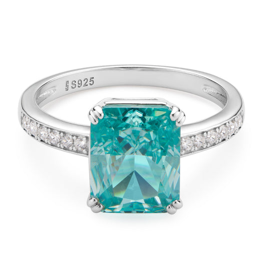 Sterling Silver 925°.  CZ Ring