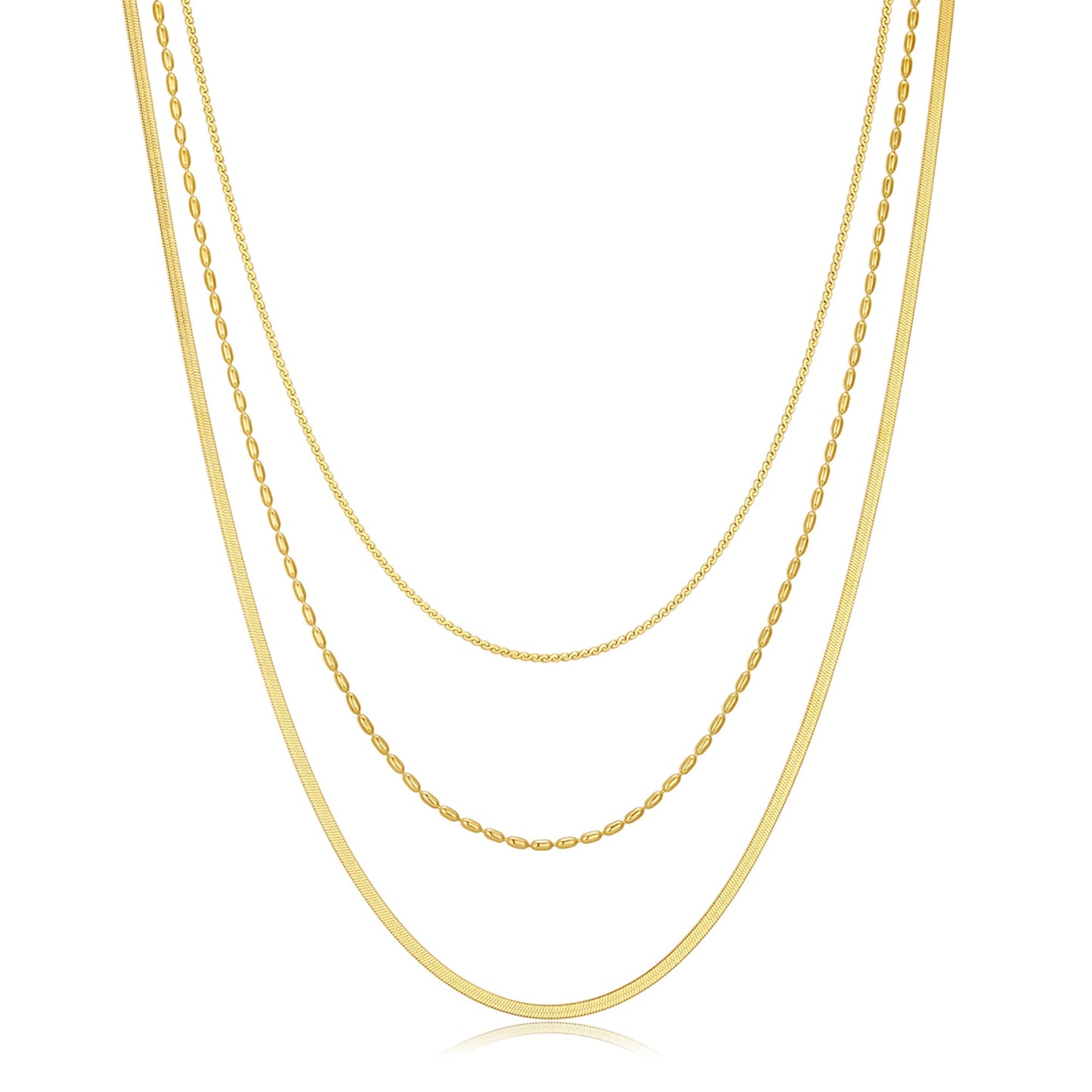 Triple Chain Necklace